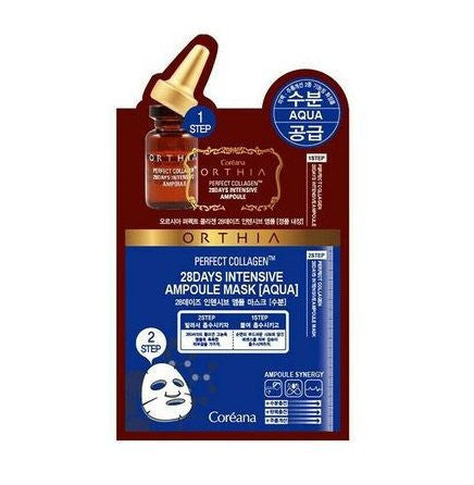Coreana-Orthia-Pefect-Collagen-28-Days-Intensive-Ampoule-Aqua-Mask-korean-cosmetic-skincare-shop-malaysia-singapore-indonesia