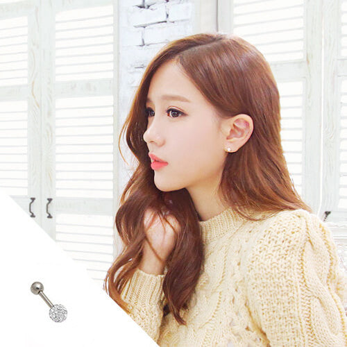 little-white-earring