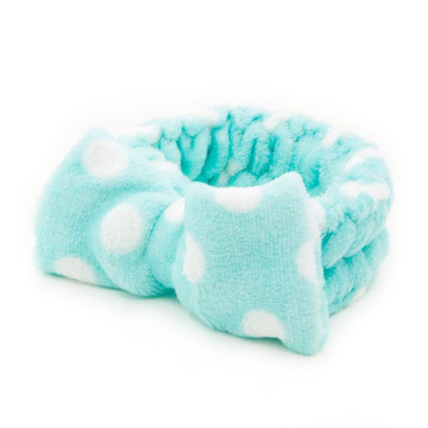 blue bow hair band