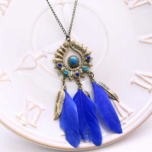 blue-feather-necklace