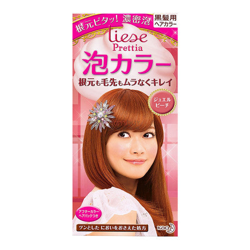  - KAO花王 LIESE PRETTIA 泡沫染发剂 宝石粉红色  - etestoretest