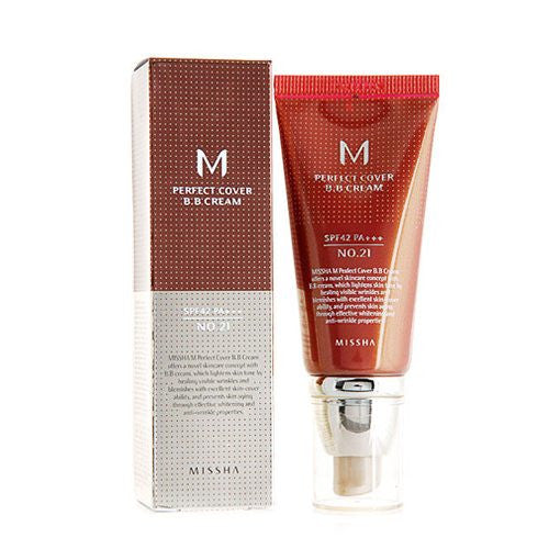 missha perfect cover bb cream no 21