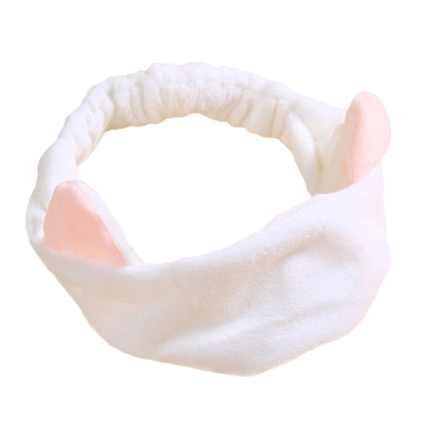 white cat hair band